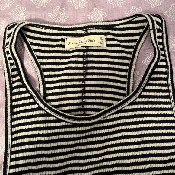 Vintage Abercrombie & Fitch - Striped Racerback Tank Top - Size XS - Picture 2 of 8